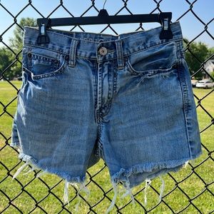 American Eagle jean shorts in size 26.